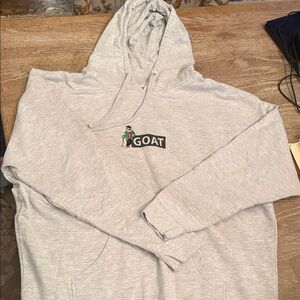 Tiger Woods GOAT Gray Men's Hoodie